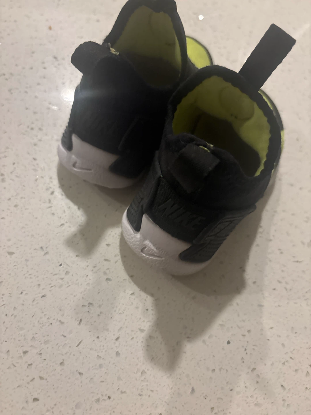 Nike Huarache Toddler Shoes Black/Neon Yellow - photo 3