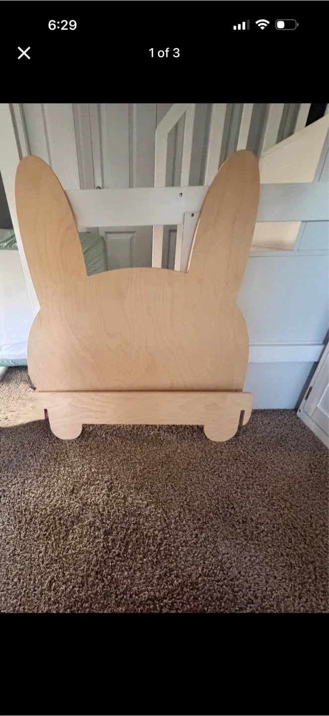 Wooden bunny  Bed Frame