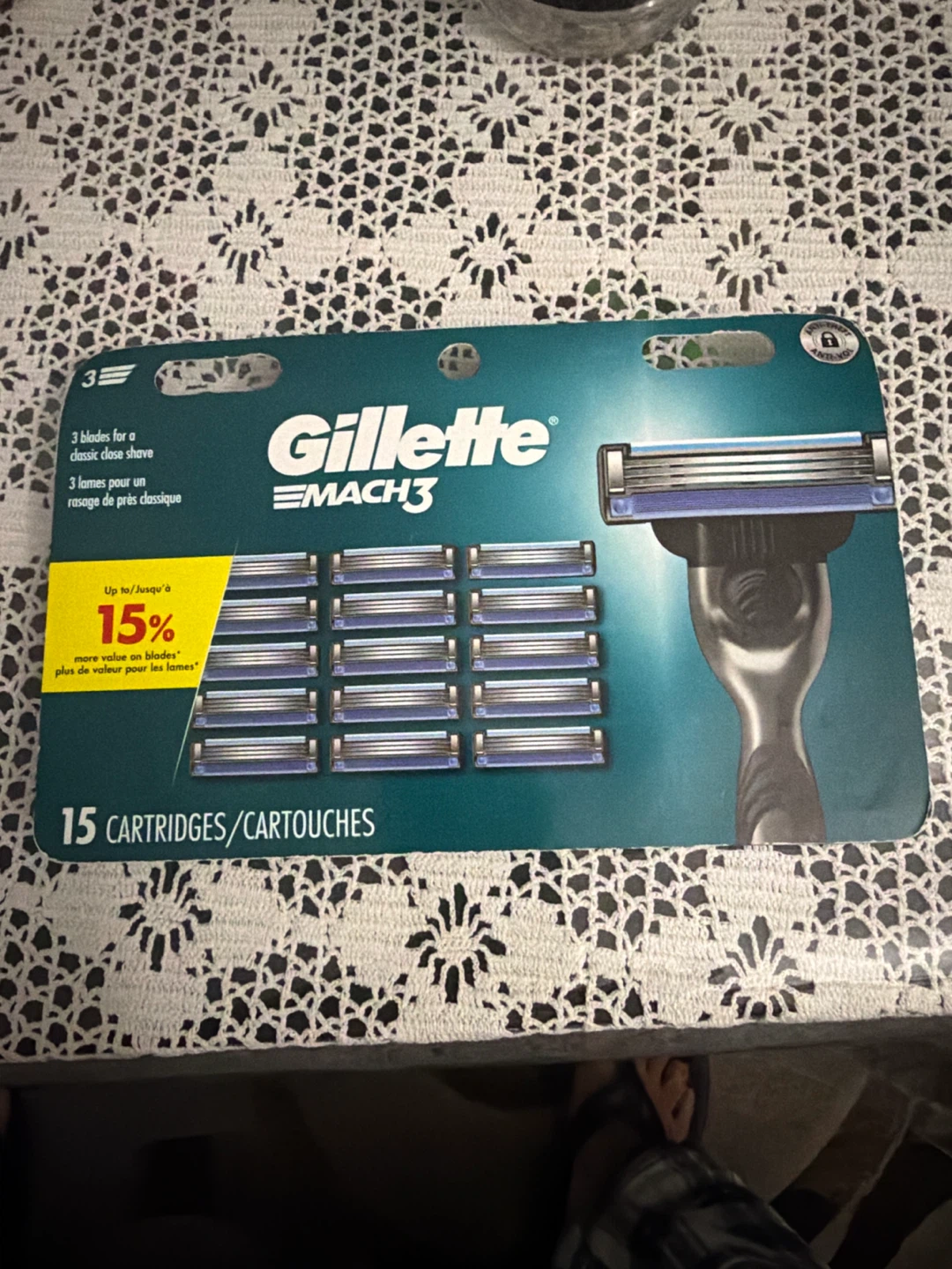 Gillette Mach3 15 Cartridges