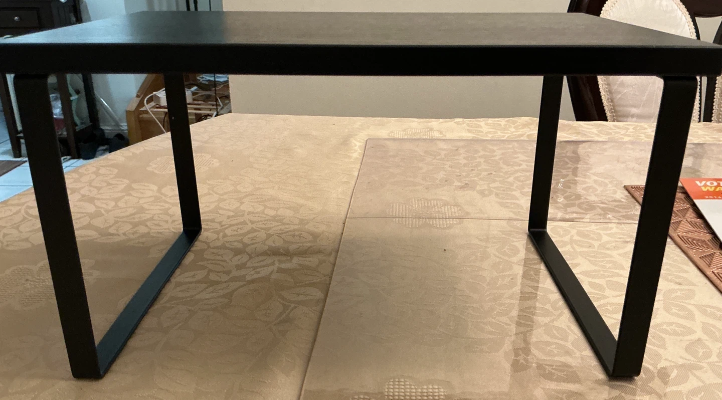 Black Minimalist Desktop/counter shelf