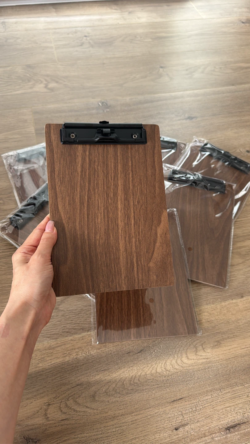 Brand New Luxury Wood A5 Clipboard