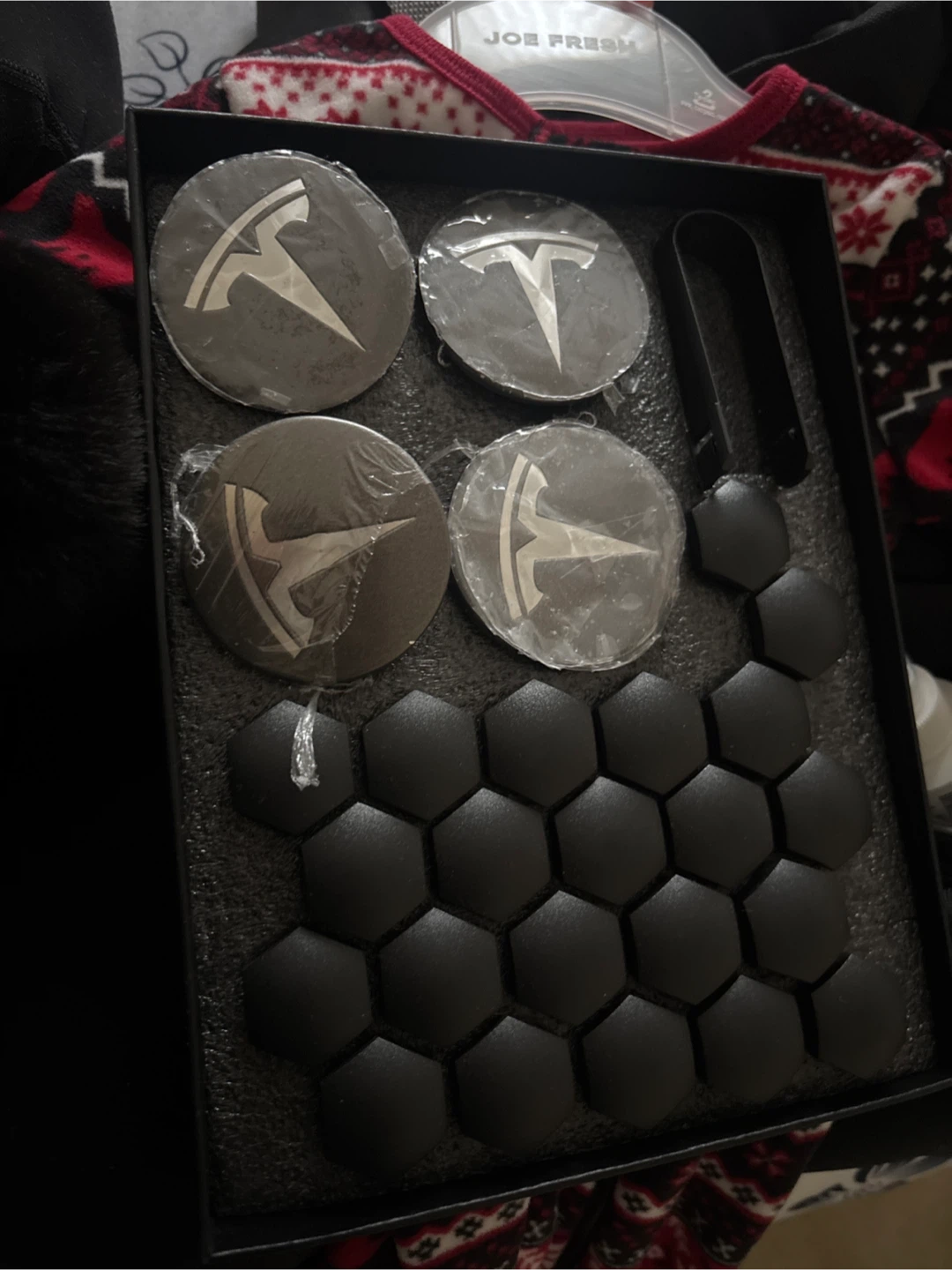 Hub cap cover kit tesla