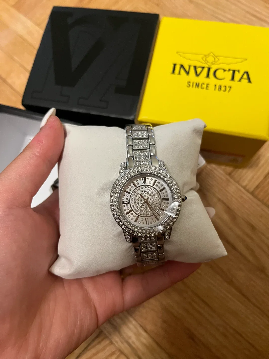 Invicta Wildflower 69427 Silver Crystal 32mm Watch NWT - photo 2