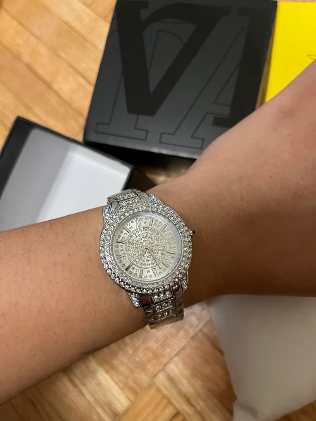 Invicta Wildflower 69427 Silver Crystal 32mm Watch NWT - photo 3