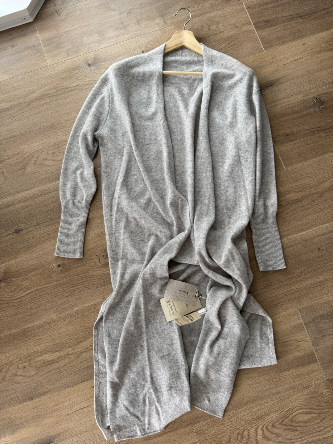 Brand New Luxury 100% Cashmere Long Cardigan - photo 3