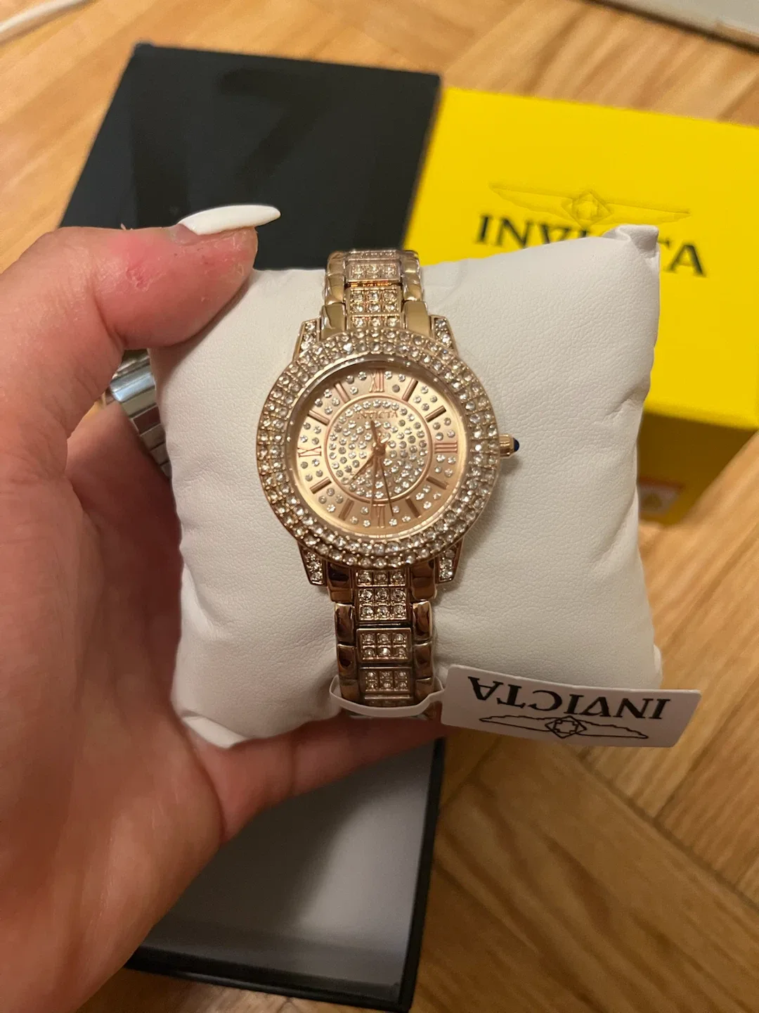 Invicta Wildflower 69426 Rose Gold Crystal 32mm Watch NWT - photo 2
