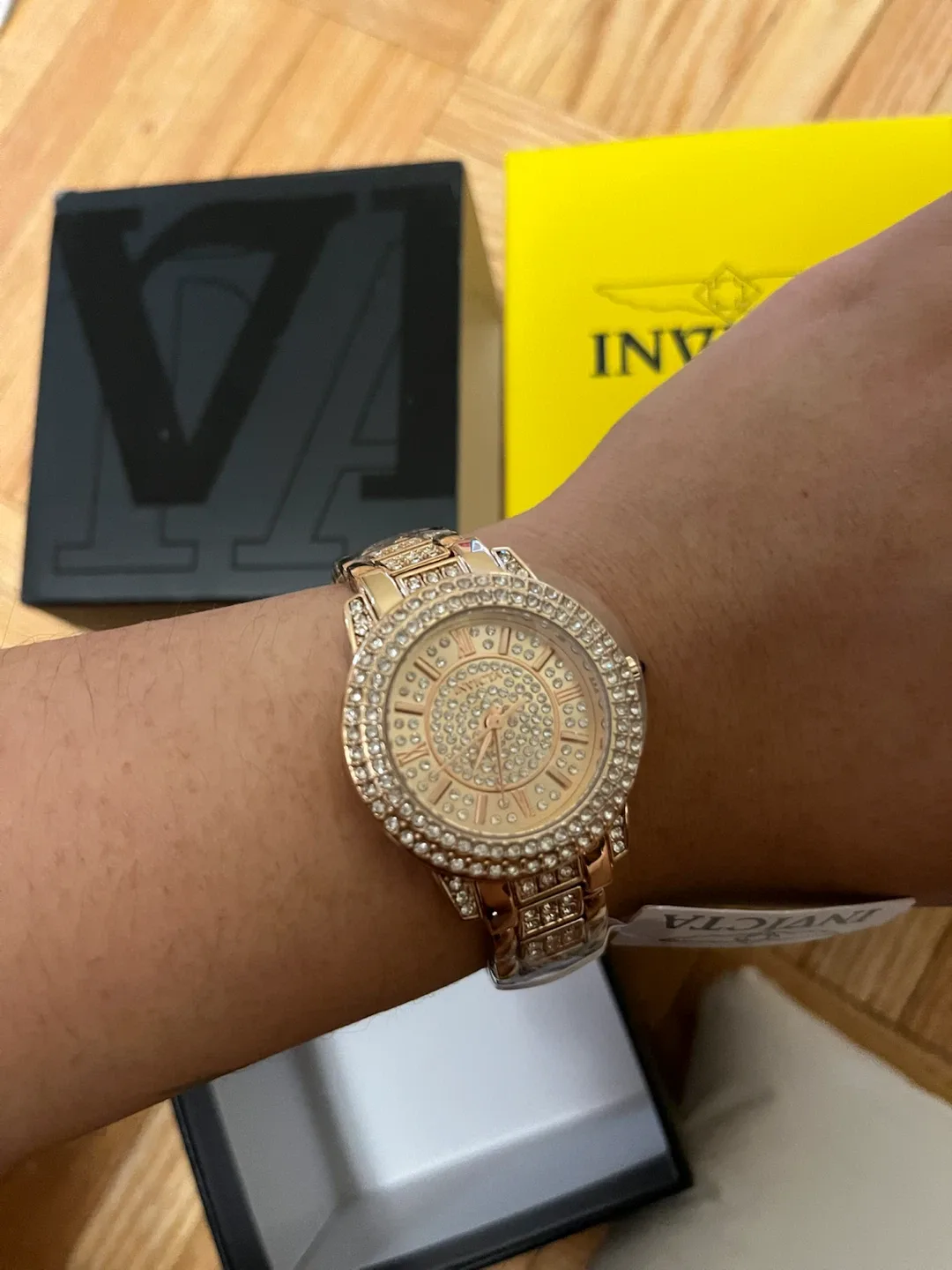 Invicta Wildflower 69426 Rose Gold Crystal 32mm Watch NWT - photo 3