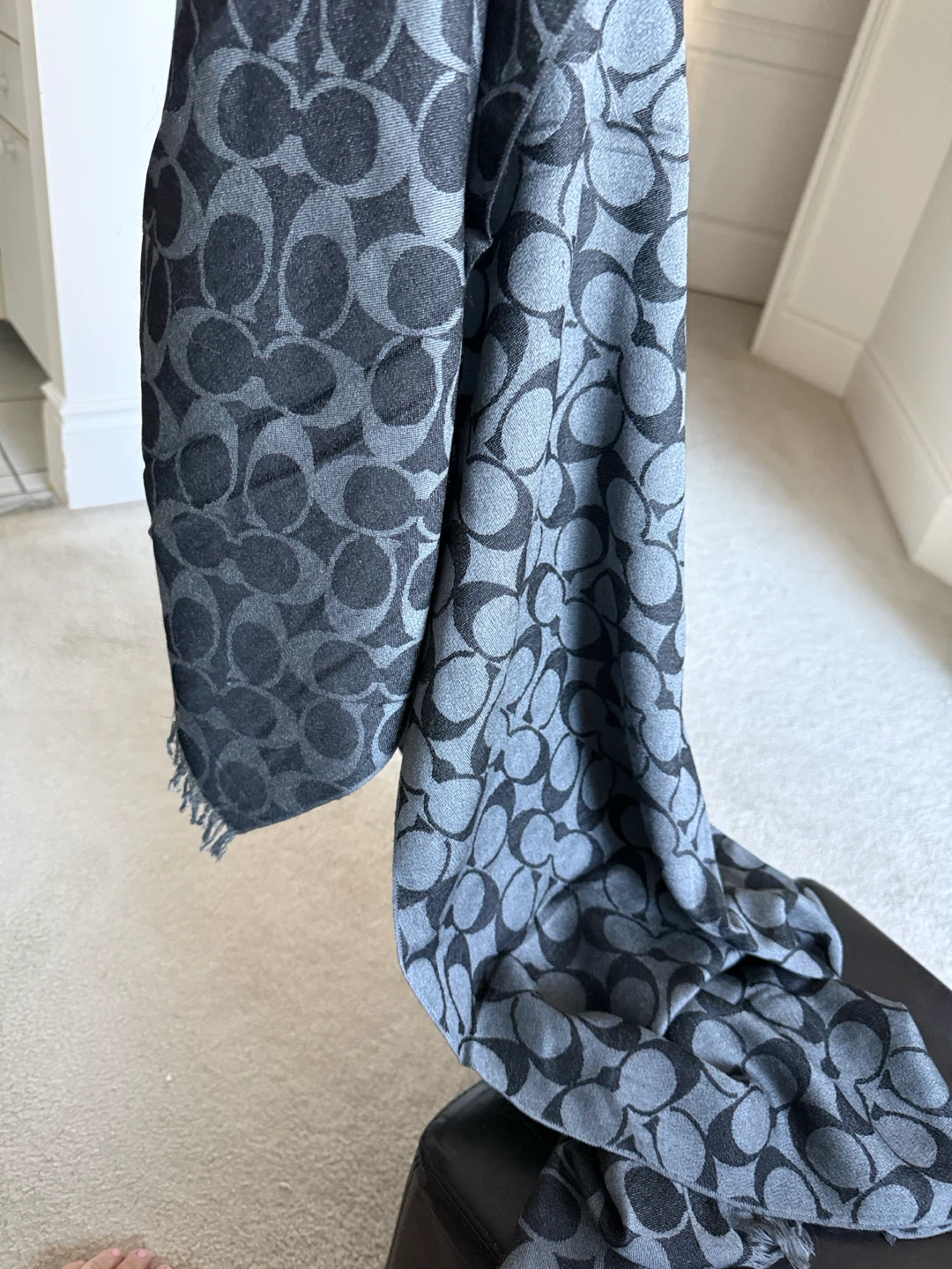 Coach Signature Print Scarf