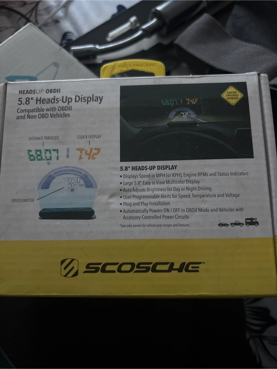 Scosche 5.8" Heads-Up Display