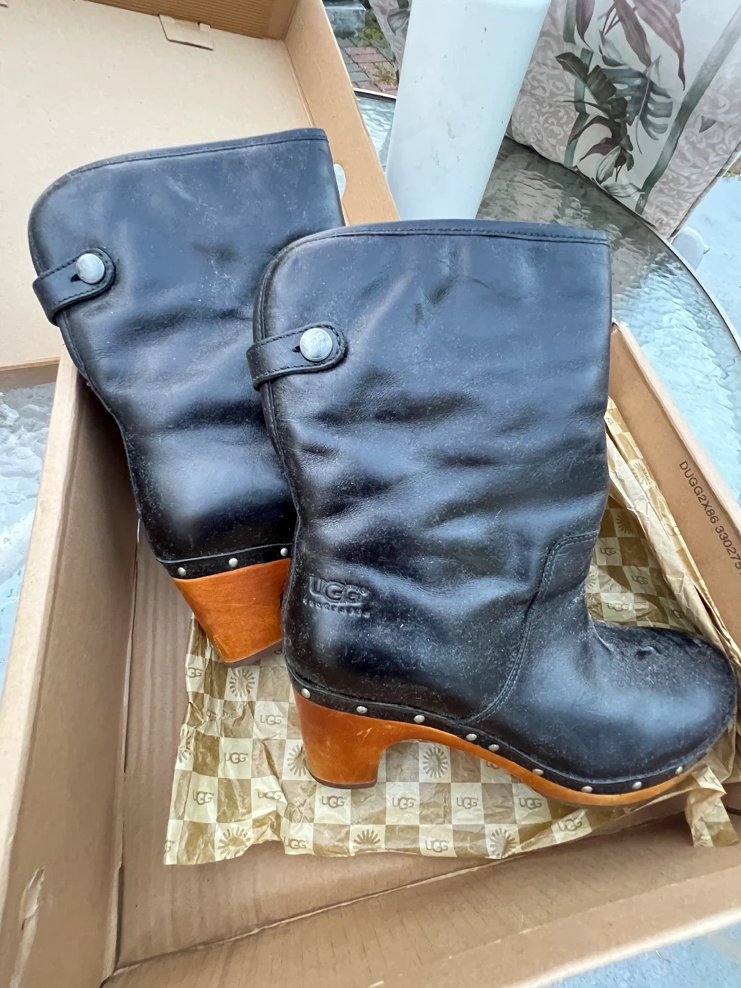 UGG Leather Clog Boots - photo 2