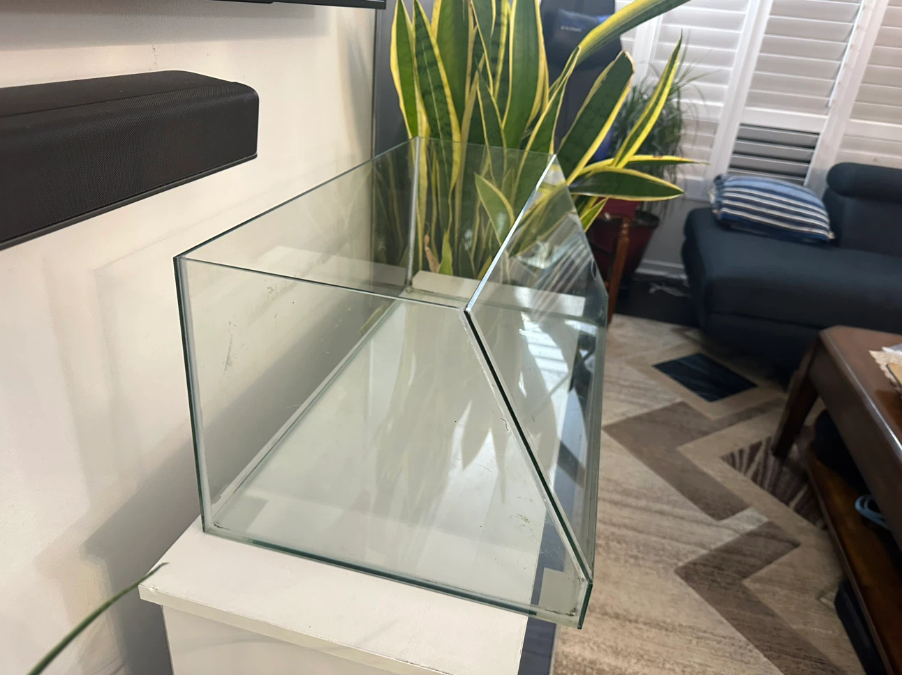 Glass Terrarium Tank with lid - photo 2