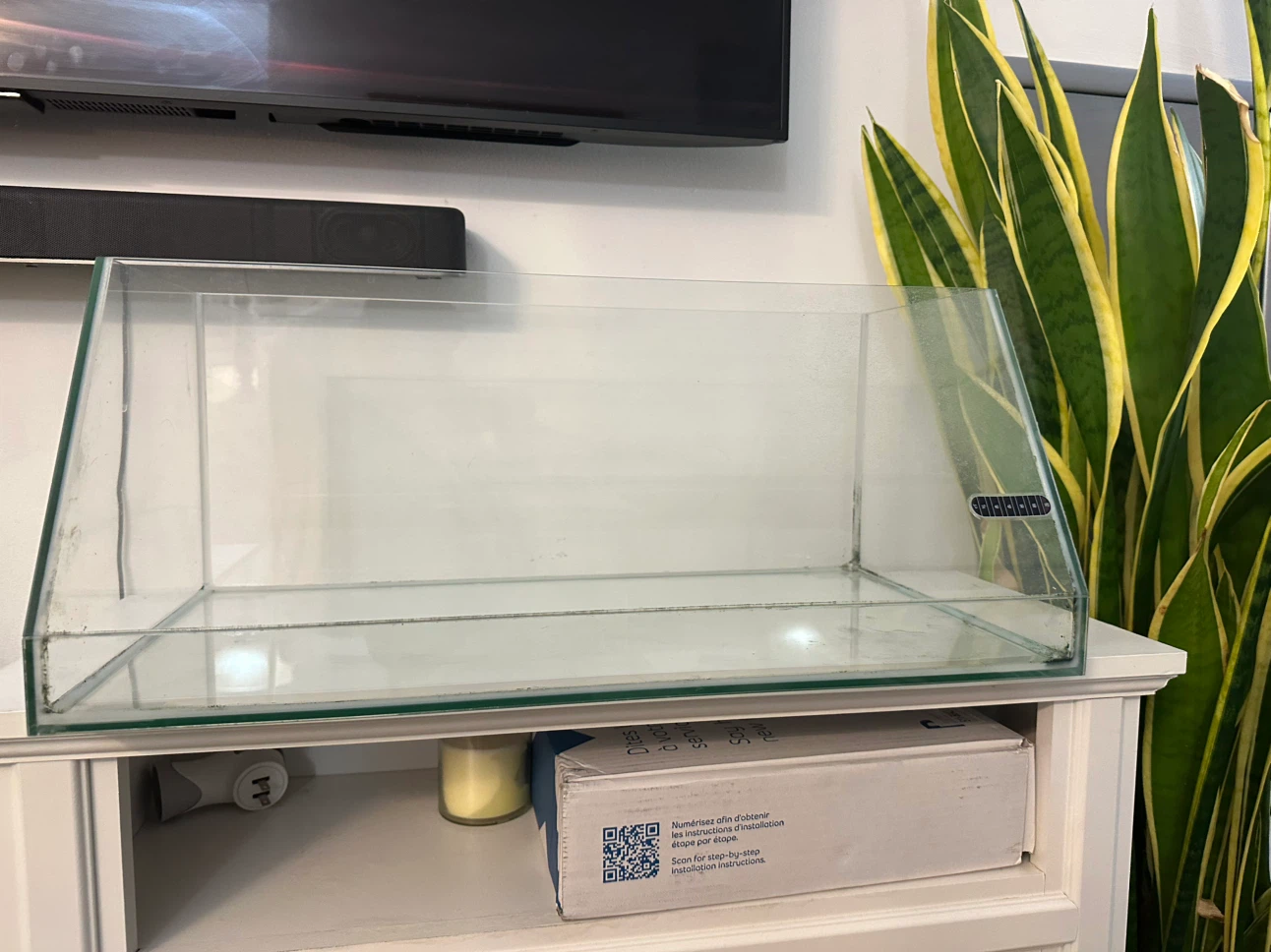 Glass Terrarium Tank with lid - photo 5