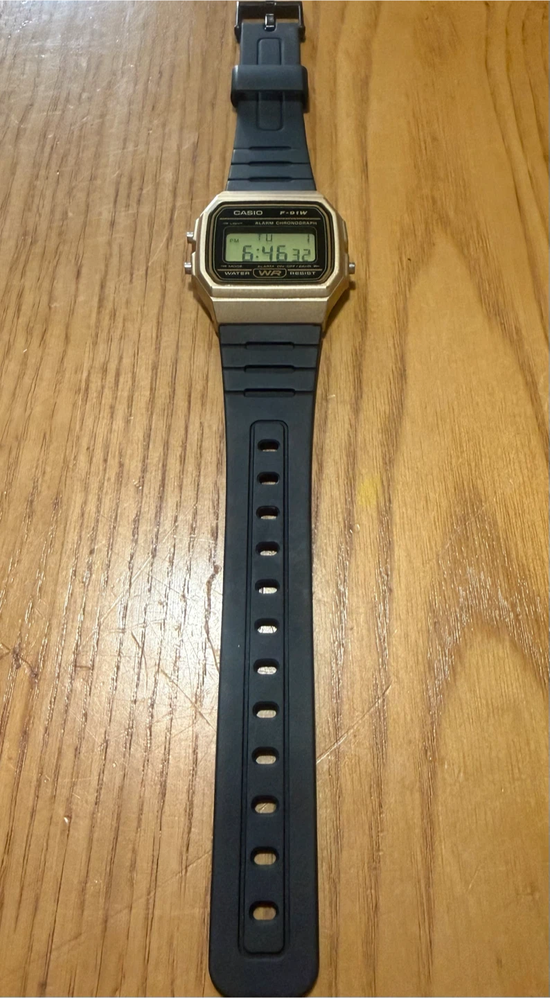 Casio F-91W Gold Tone Digital Watch - photo 2