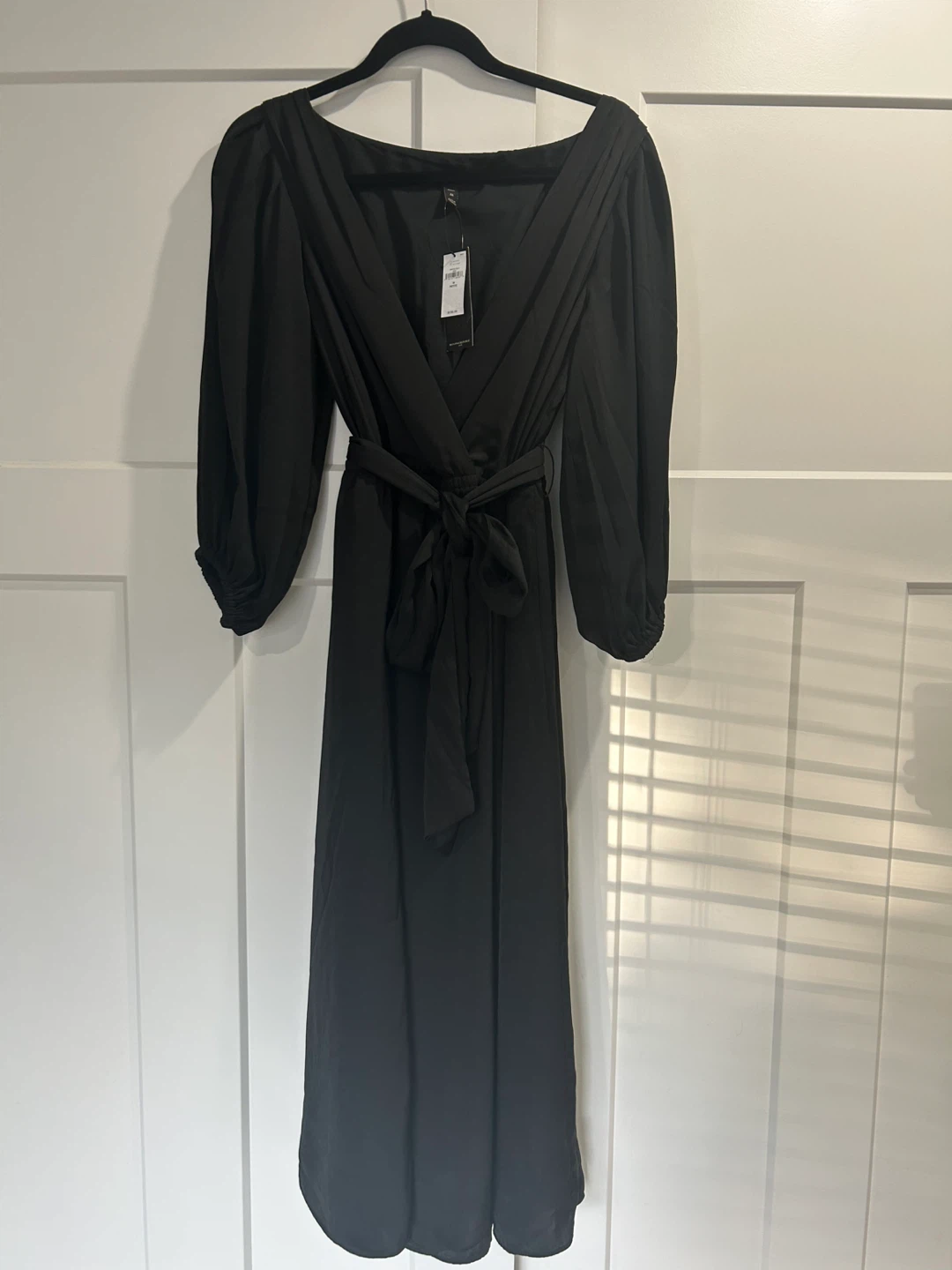 Banana Republic Black Midi Dress – NWT – Medium Petite - photo 3