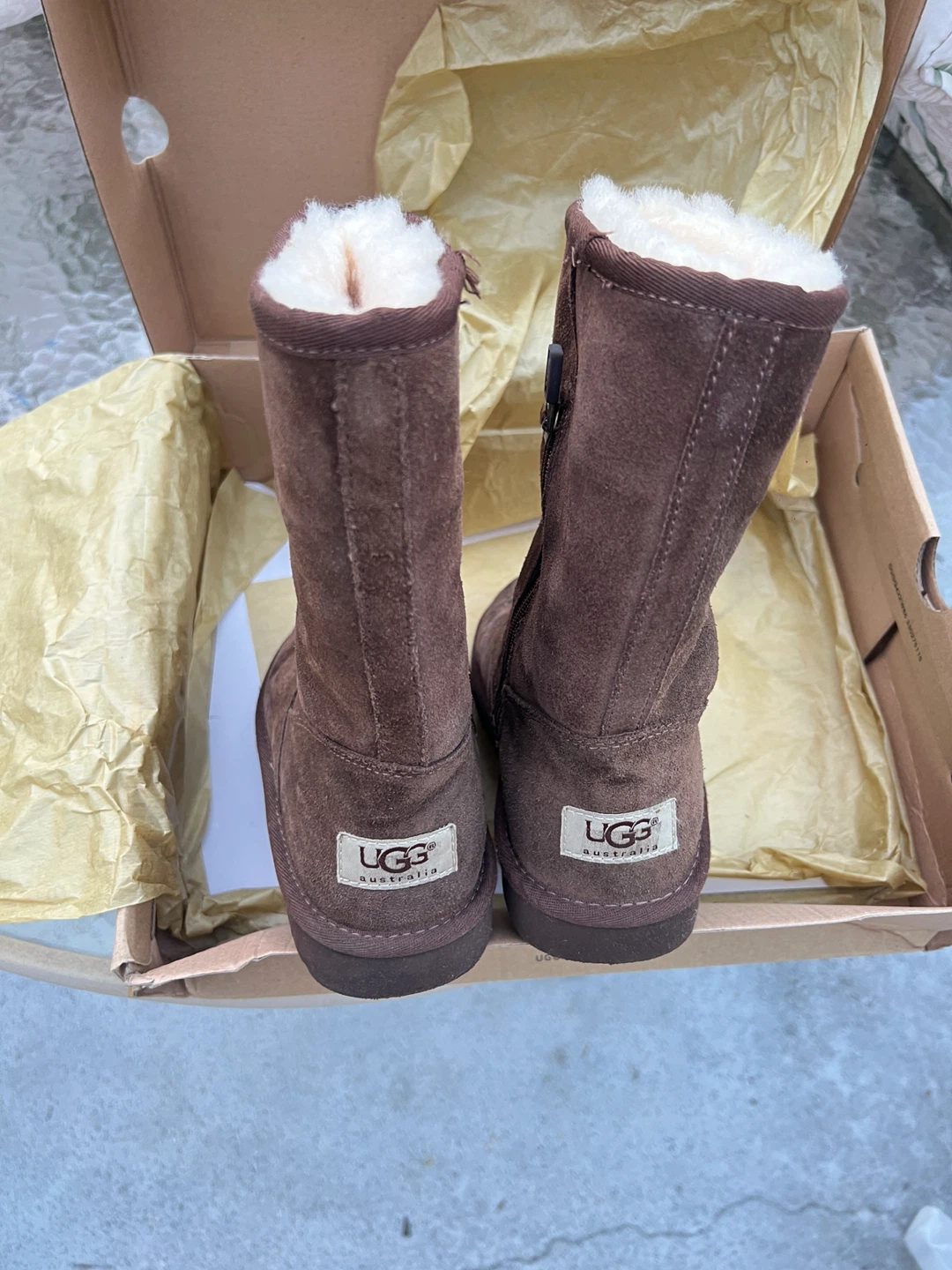 UGG Kids Brown Suede Boots Size 1 - photo 2