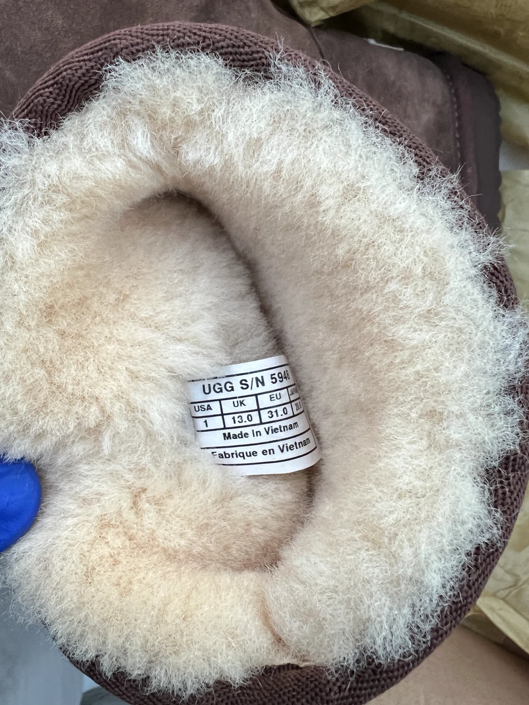 UGG Kids Brown Suede Boots Size 1 - photo 3