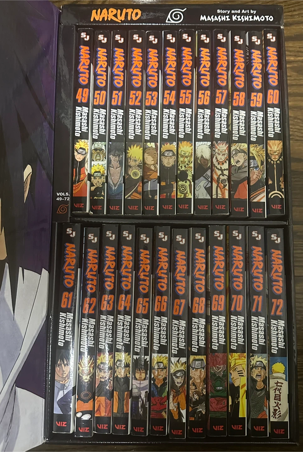 Naruto Manga Volumes 49-72 Box Set