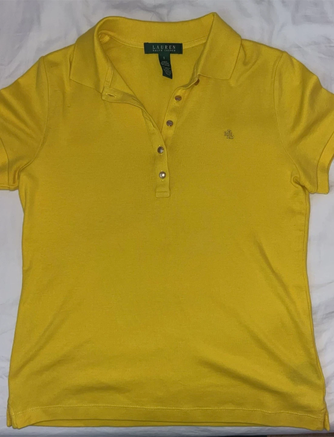 Lauren Ralph Lauren Yellow Polo Shirt
