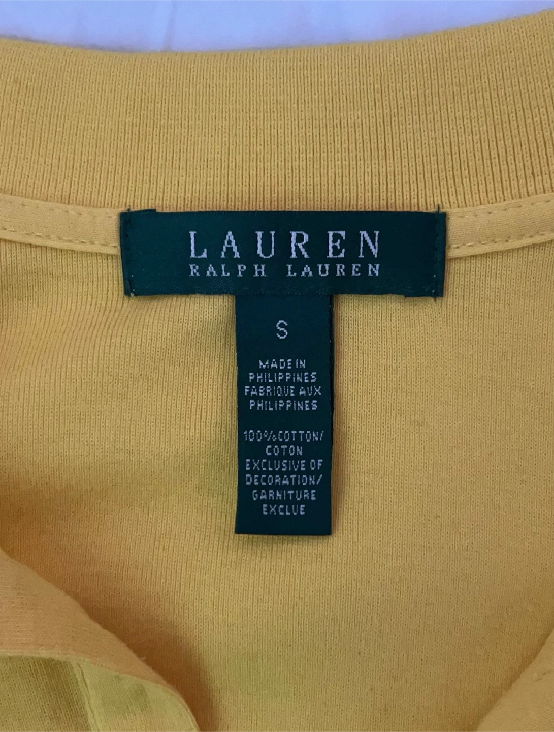 Lauren Ralph Lauren Yellow Polo Shirt - photo 3