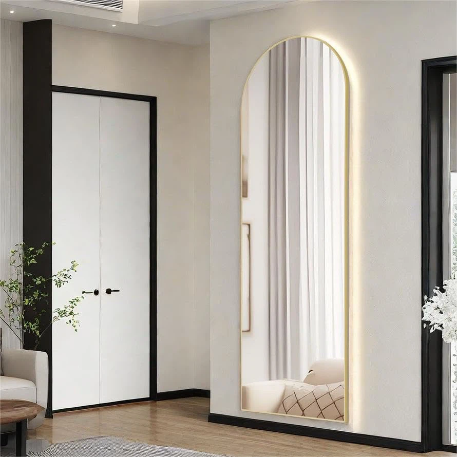 GlasFlength Full Length Mirror,Floor Standing - photo 2