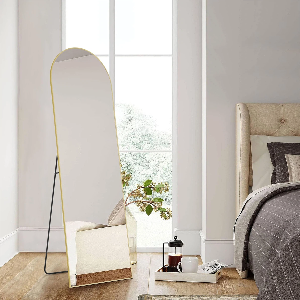GlasFlength Full Length Mirror,Floor Standing - photo 4