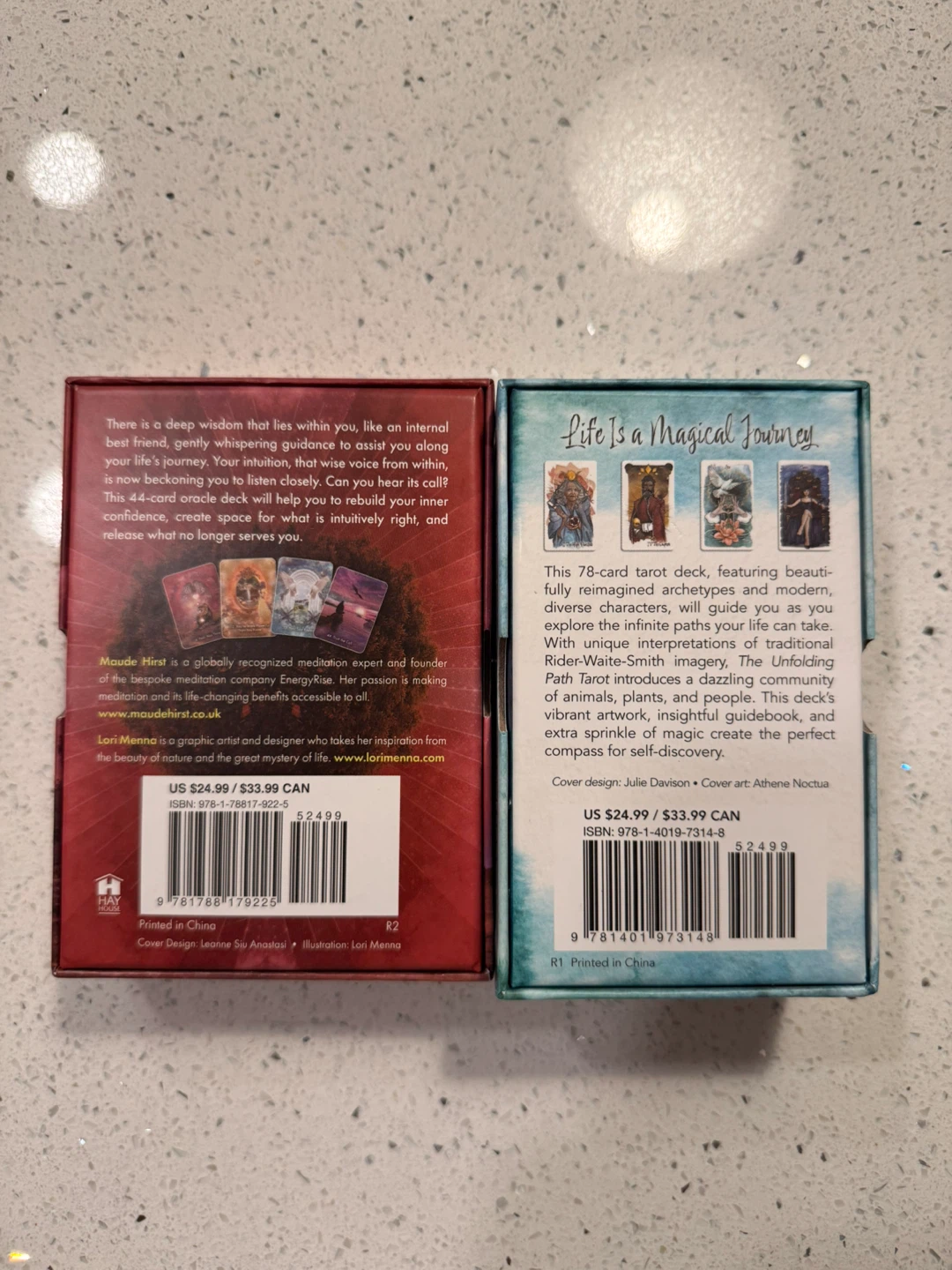 Intuitive Whispers Oracle & Unfolding Path Tarot Decks - photo 2