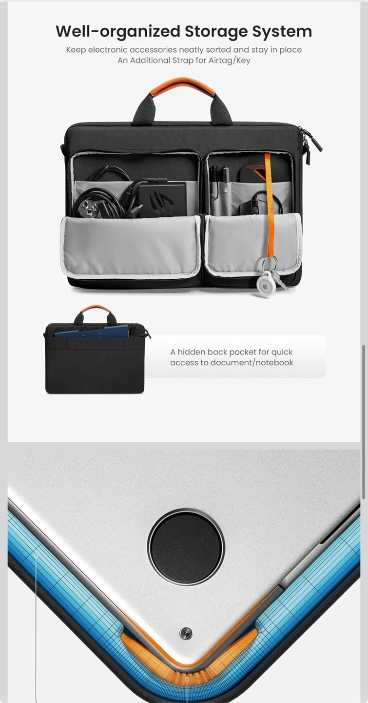 tomtoc Laptop Shoulder Bag - photo 3