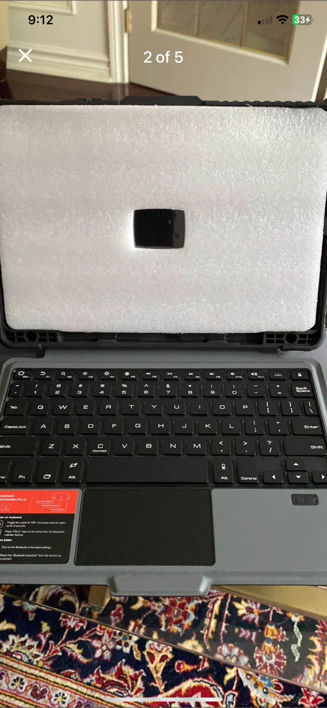 Nillkin Keyboard Case for Samsung Tab S9/S10 FE - photo 2