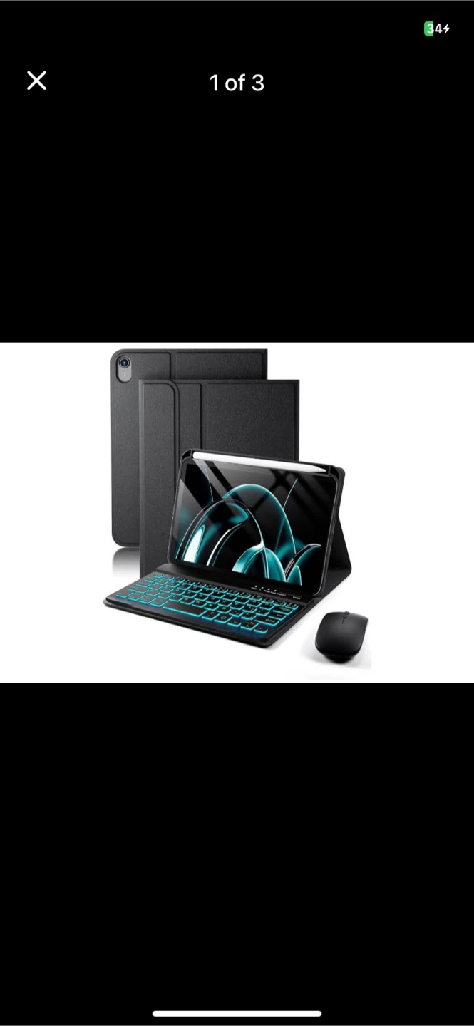 Tunkarmor Wireless Keyboard and Mouse Case for Tablet