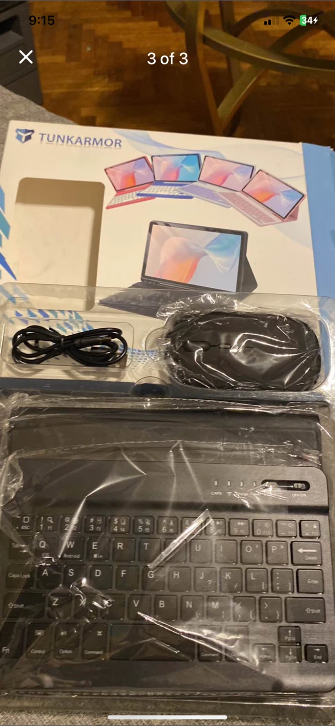 Tunkarmor Wireless Keyboard and Mouse Case for Tablet - photo 3
