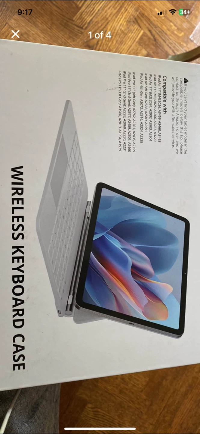 Wireless Keyboard Case for iPad