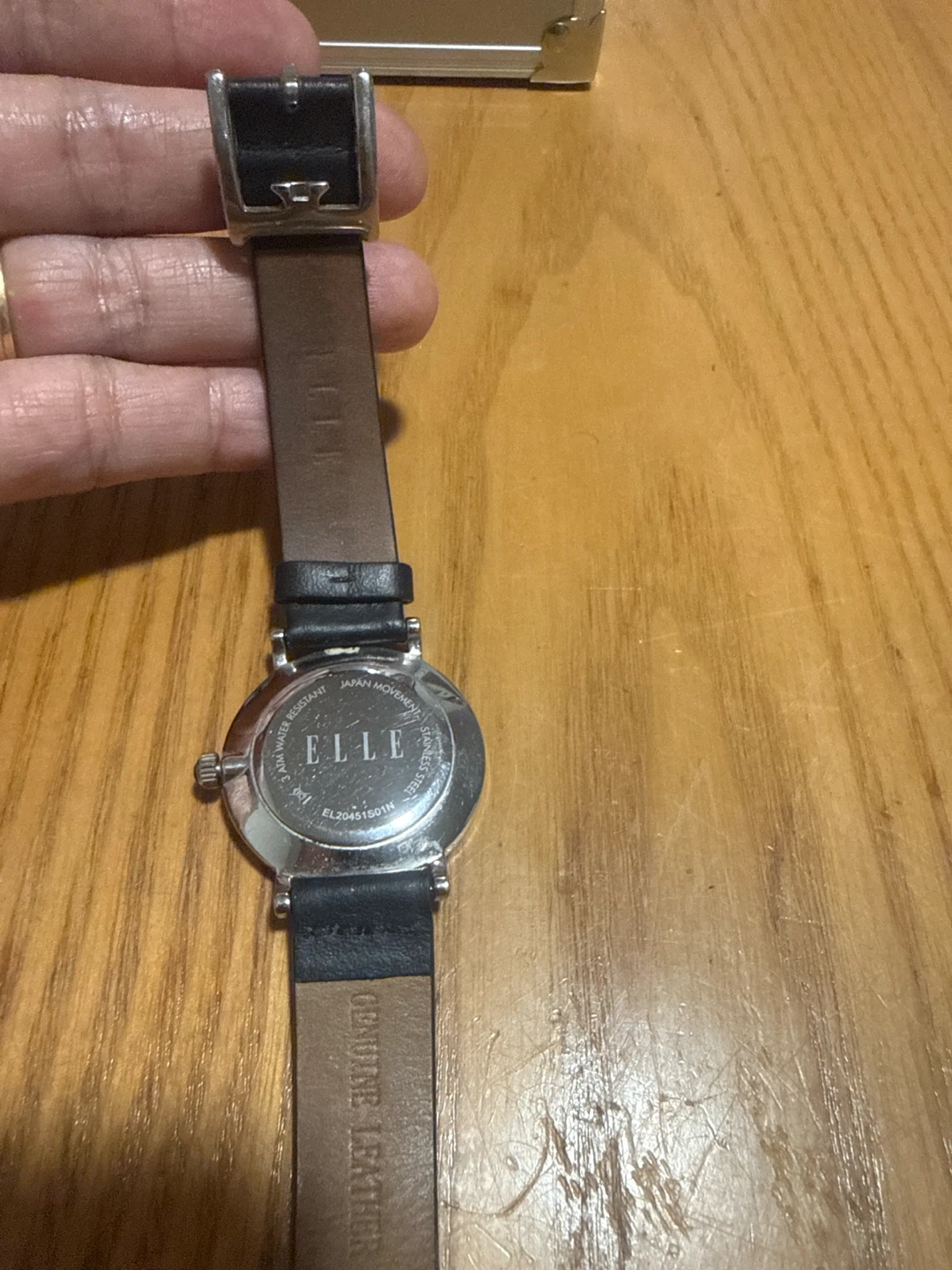 ELLE Women's Watch with Black Leather Strap - photo 4