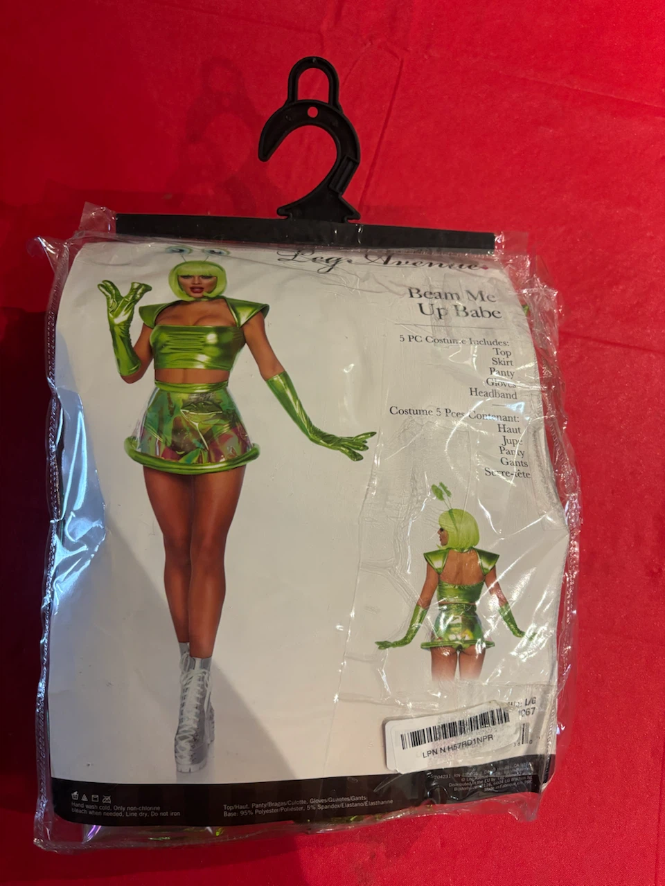 Leg Avenue Beam Me Up Babe Costume L/G