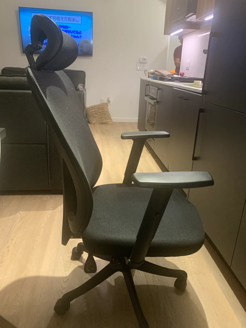 Black Ergonomic Mesh Office Chair - photo 2