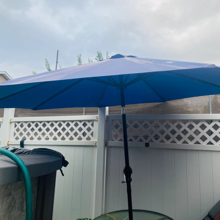 Light purple outdoor patio umbrella - photo 4