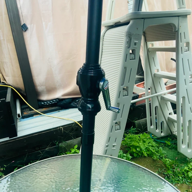 Light purple outdoor patio umbrella - photo 5
