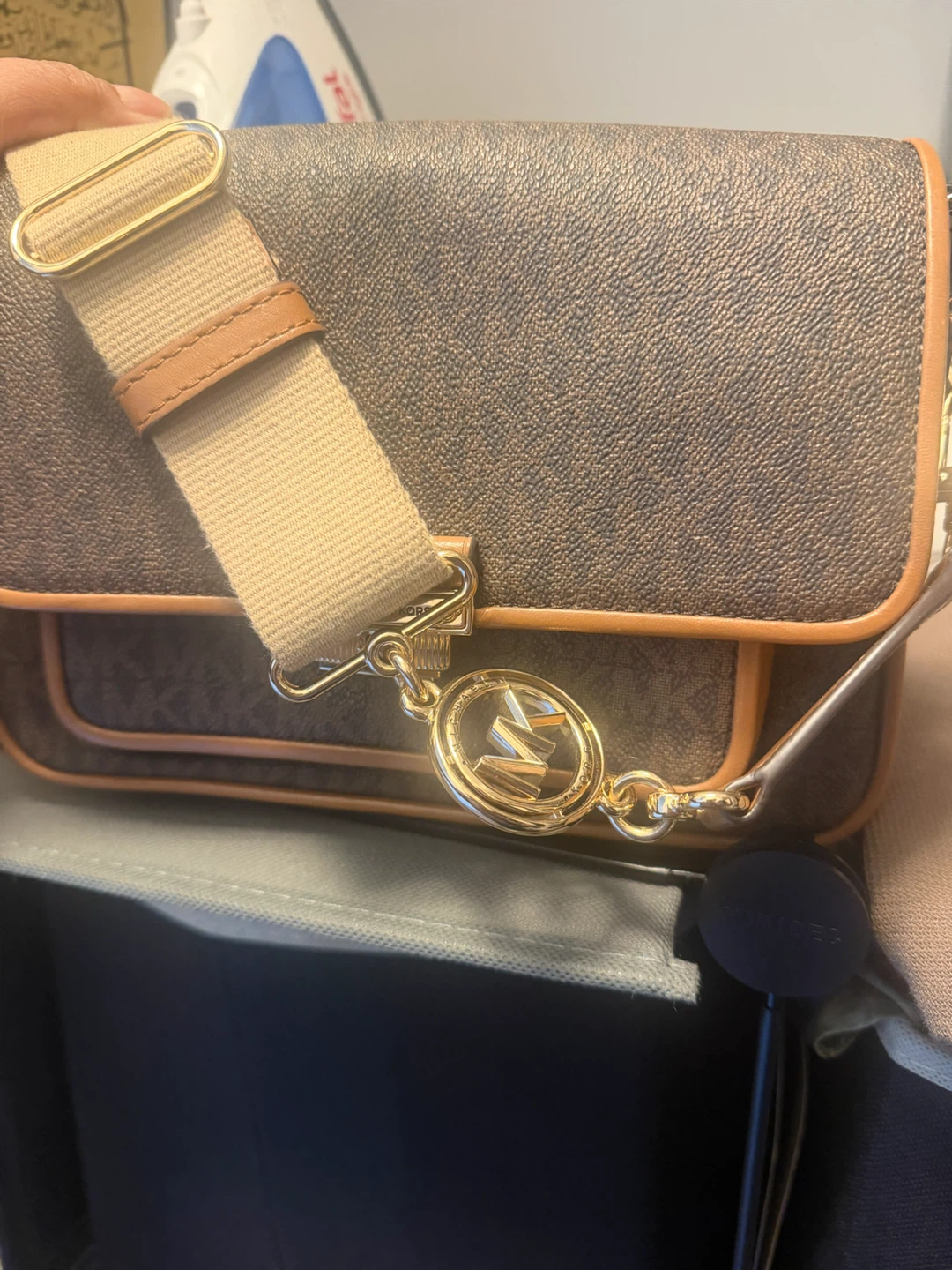 Michael Kors Signature Logo Crossbody Bag