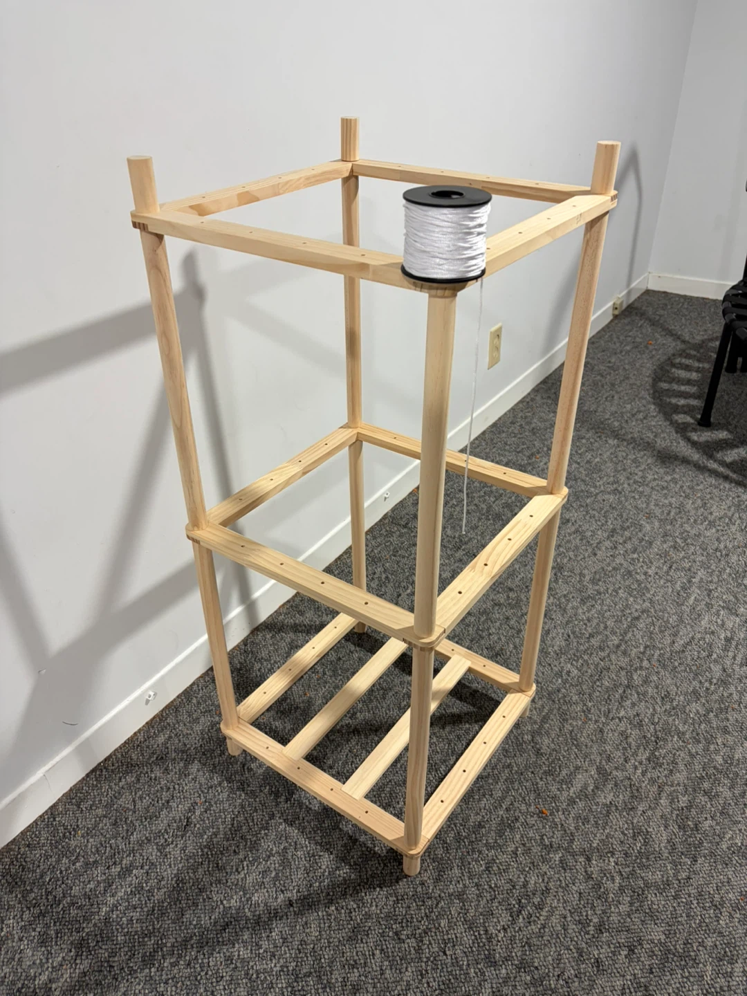 2-Tier Wooden Toy Organizer