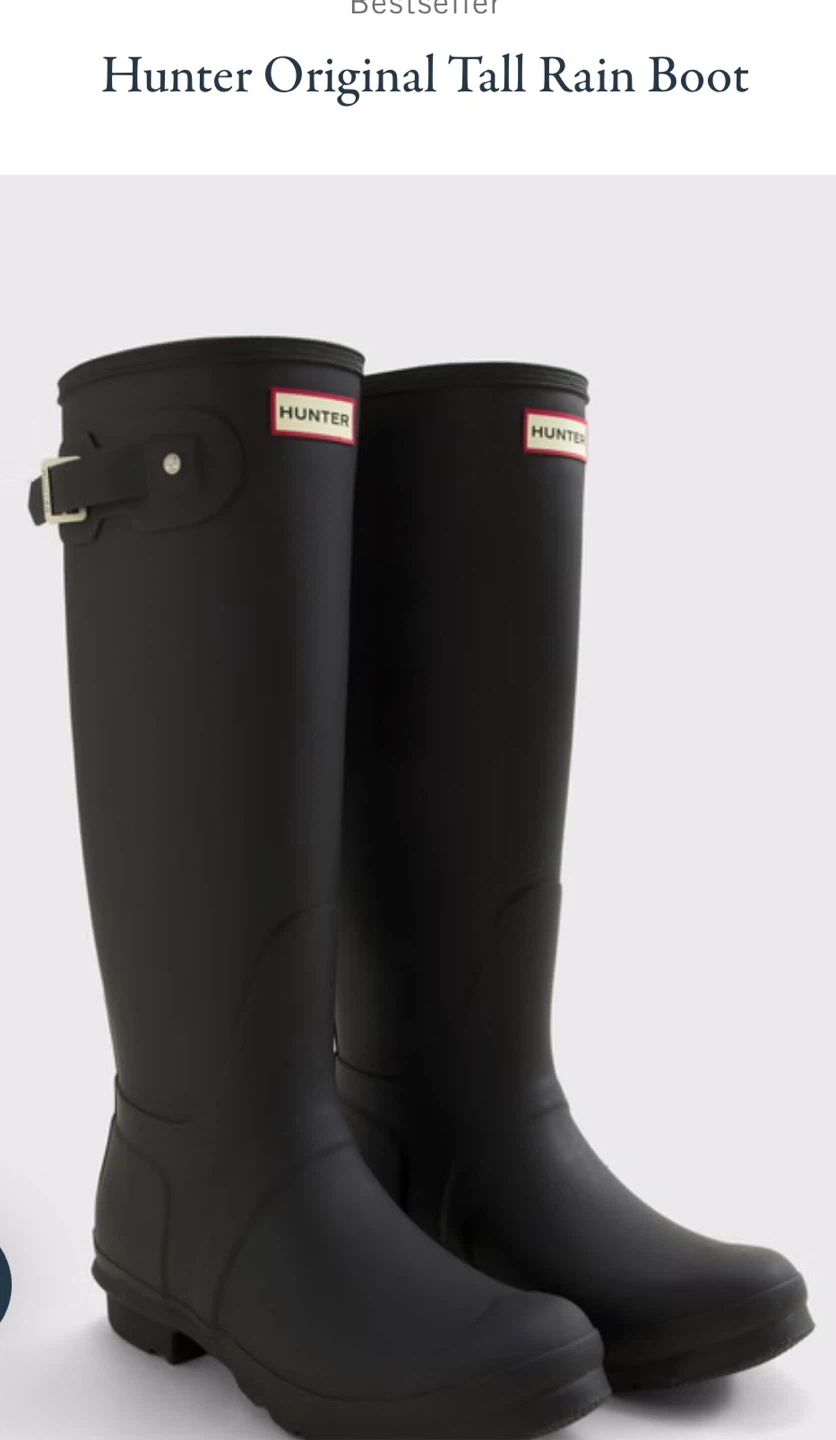 Hunter Original Tall Rain Boots - Black