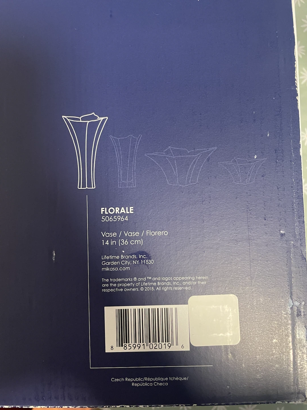 Mikasa Florale Vase 14 inch - photo 4