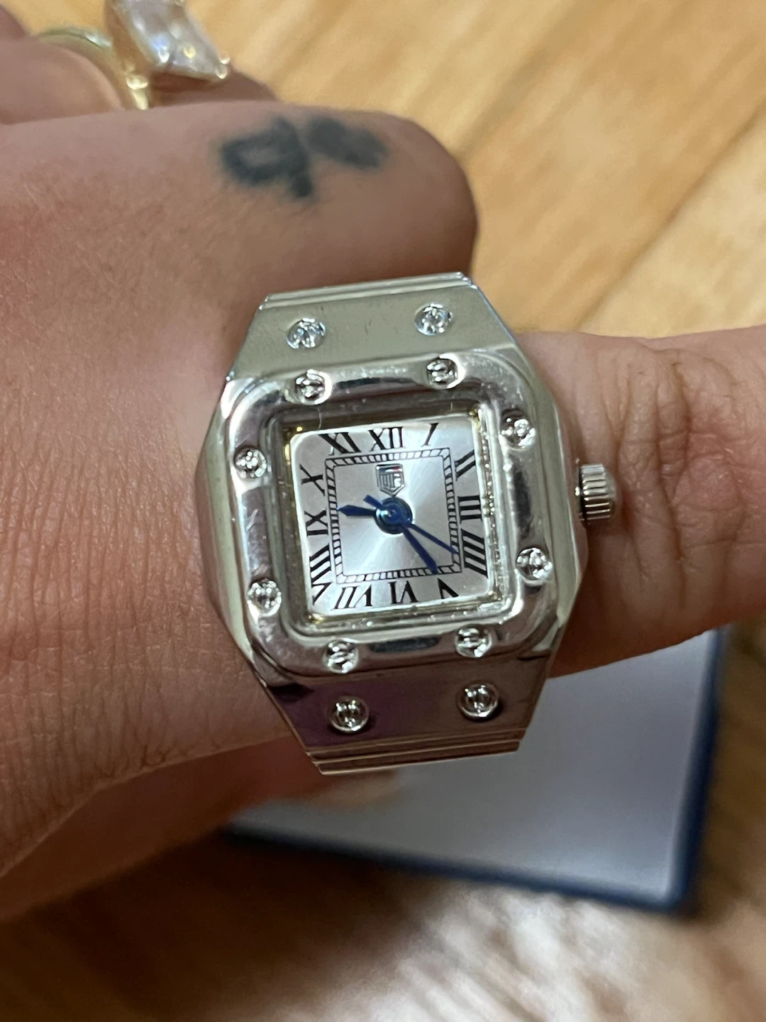 Montres Prestige X Invicta Silver Mini Ring Watch 19mm NWT - photo 3