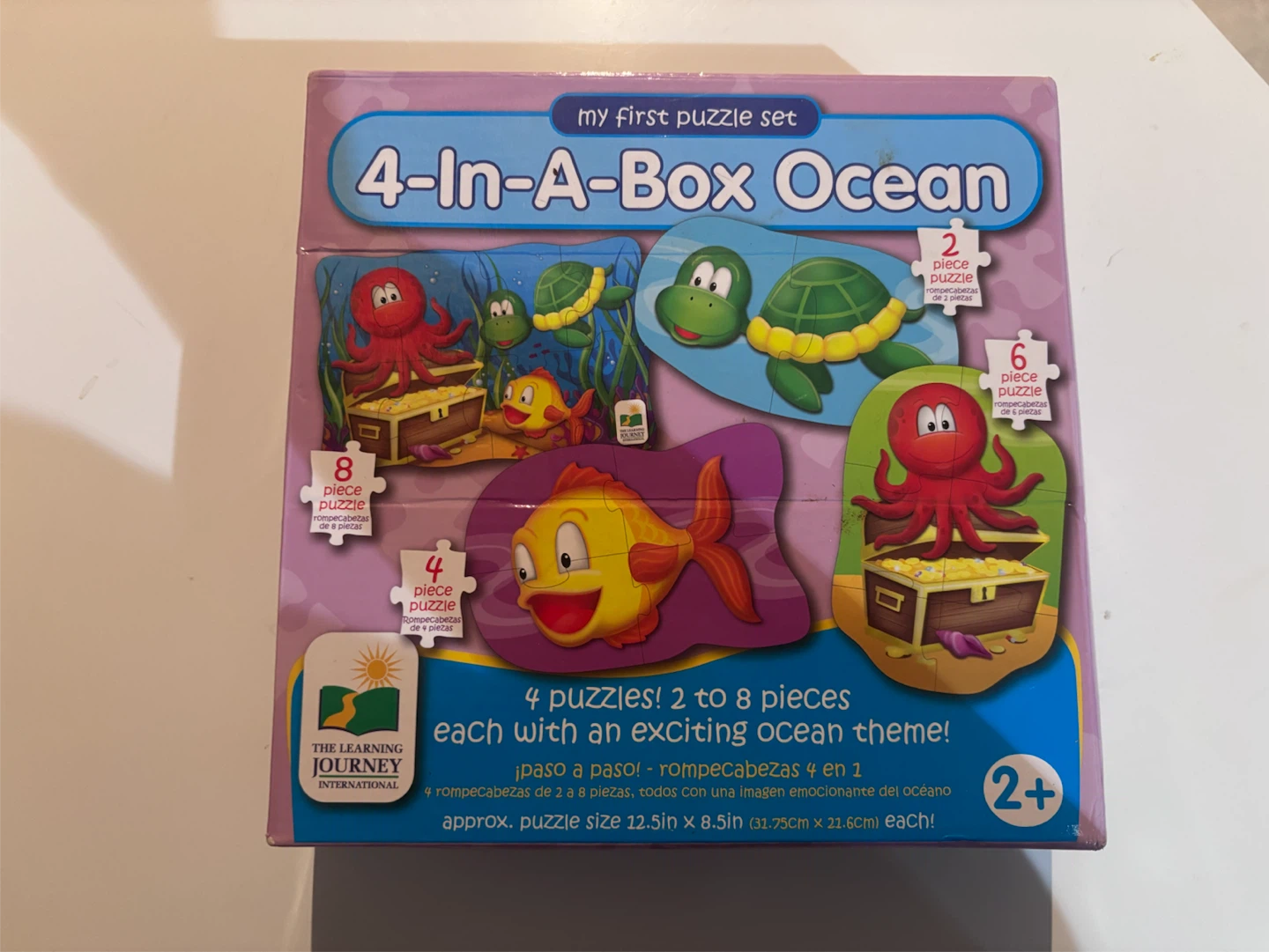 The Learning Journey 4-In-A-Box Ocean Puzzle Set