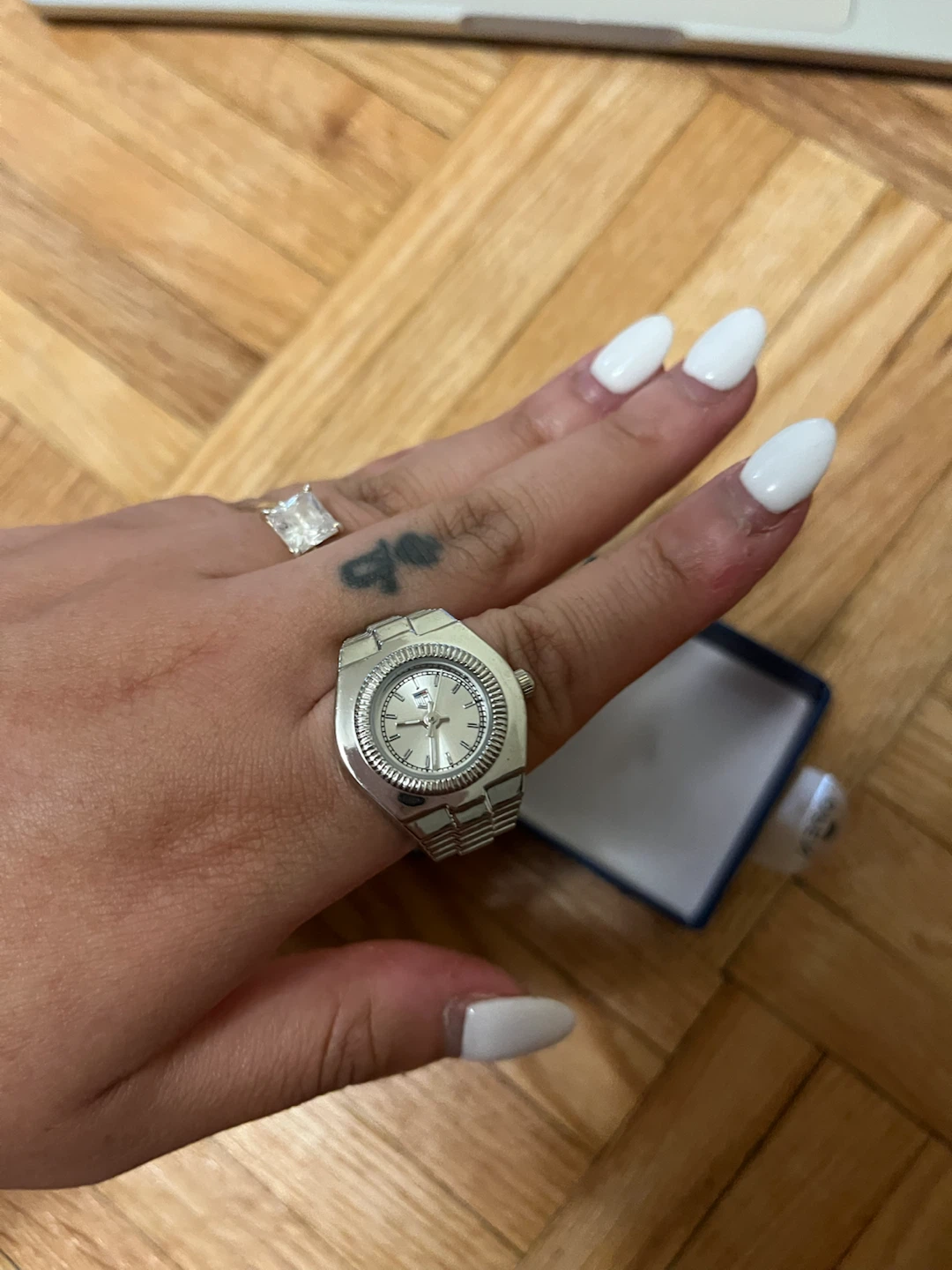 Montres Prestige X Invicta Silver Mini Ring Watch 19.5mm NWT - photo 4