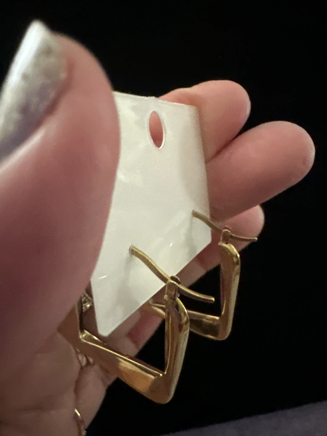 Xuping 14k Gold-Tone laminated Geometric Hoop Earrings - photo 2