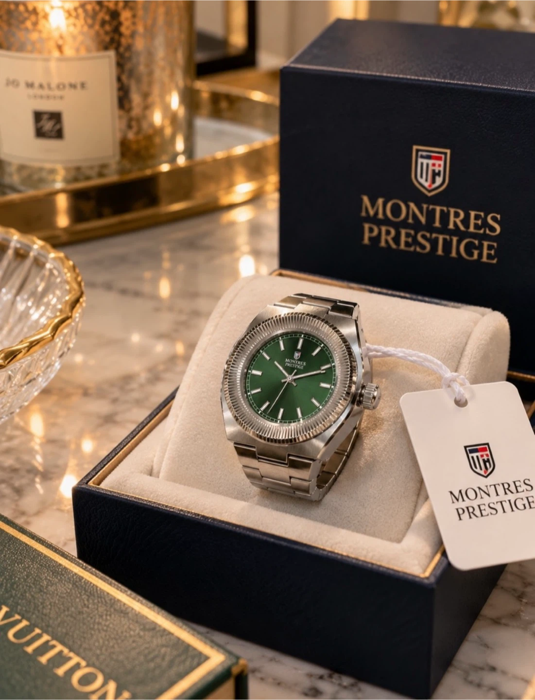 Montres Prestige X Invicta Green Mini Ring Watch NWT