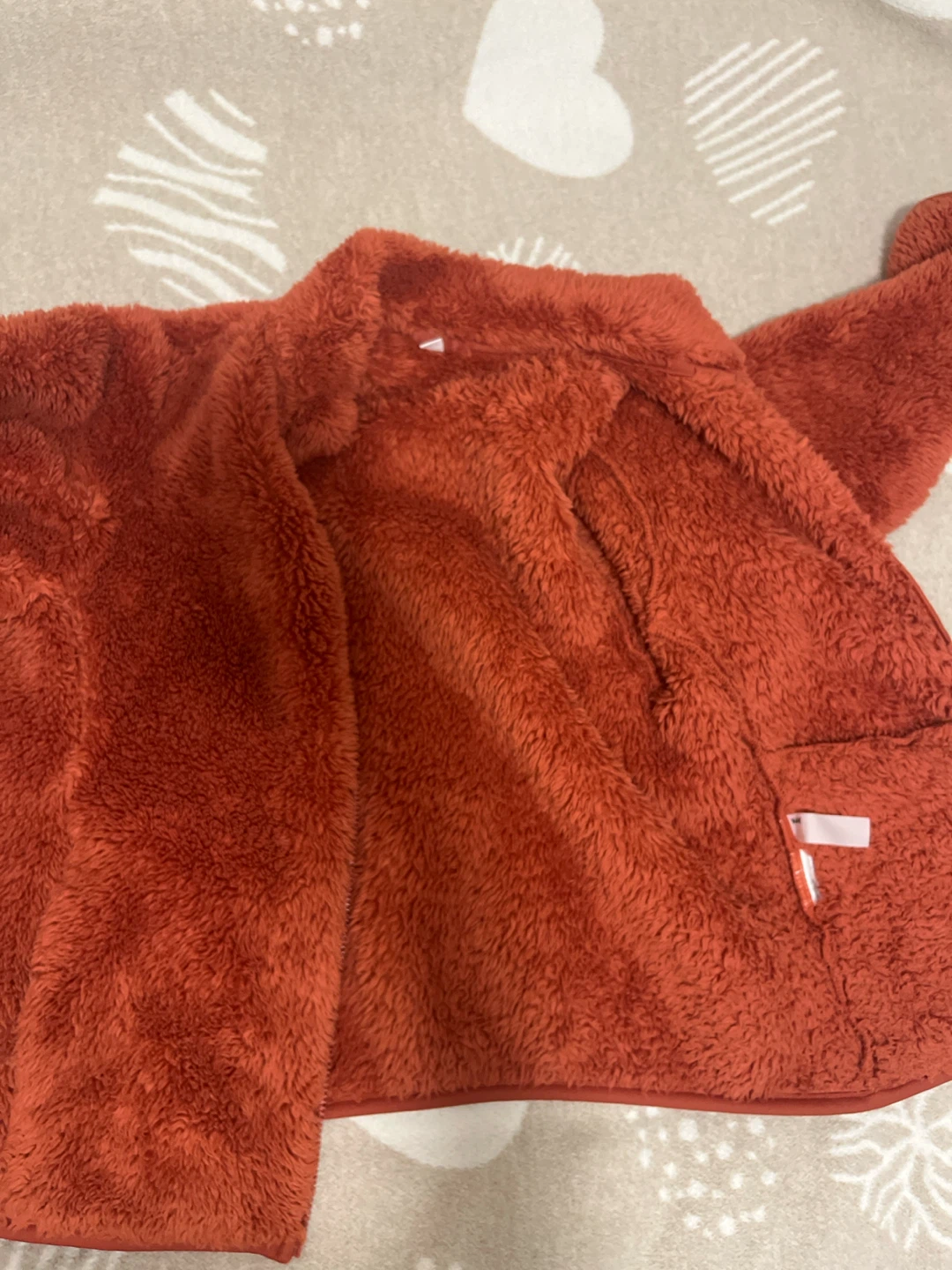 Uniqlo Fluffy Yarn Fleece Zip-Up Jacket - size 7-8