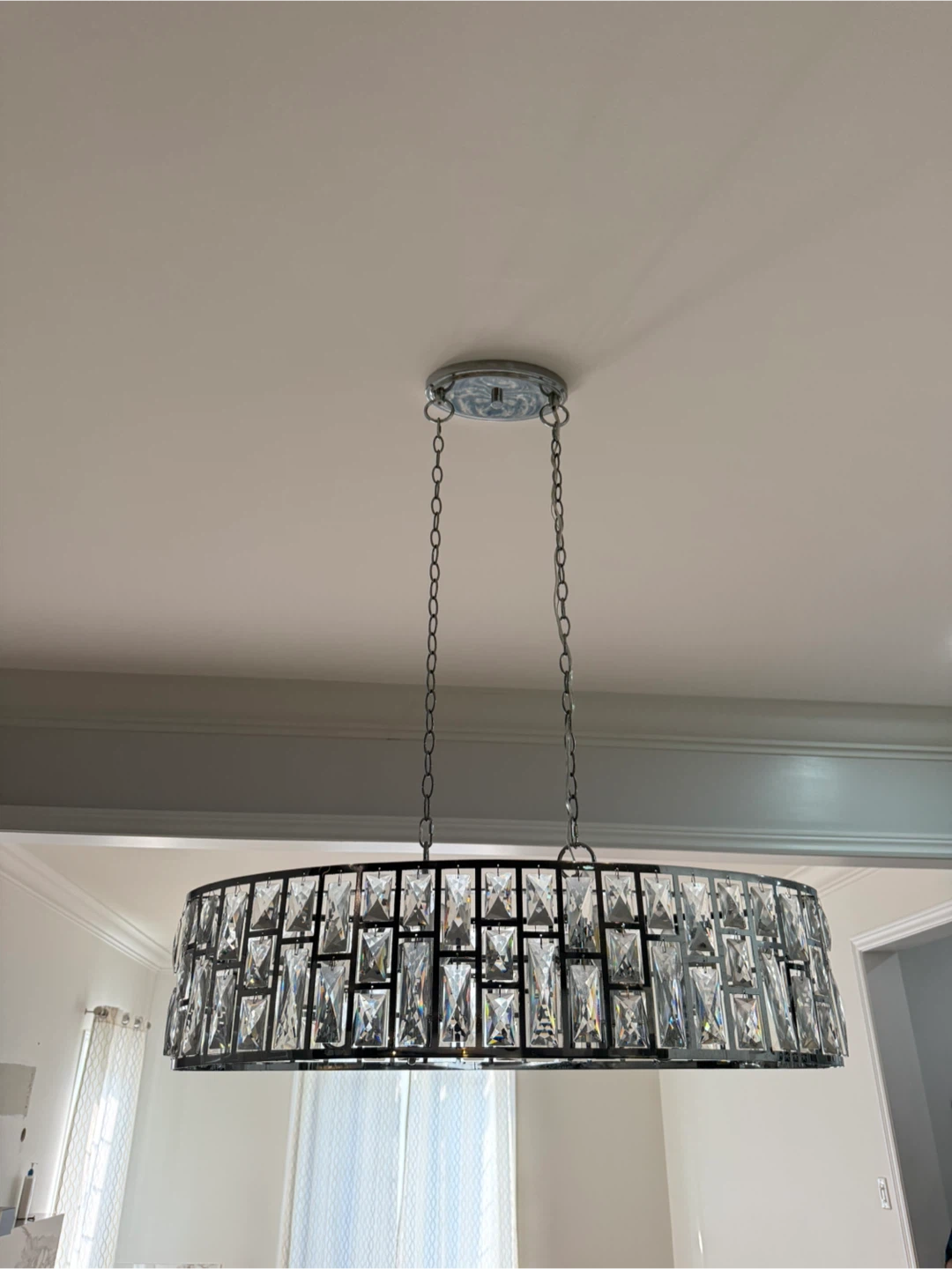 Oval Crystal Chandelier - photo 2
