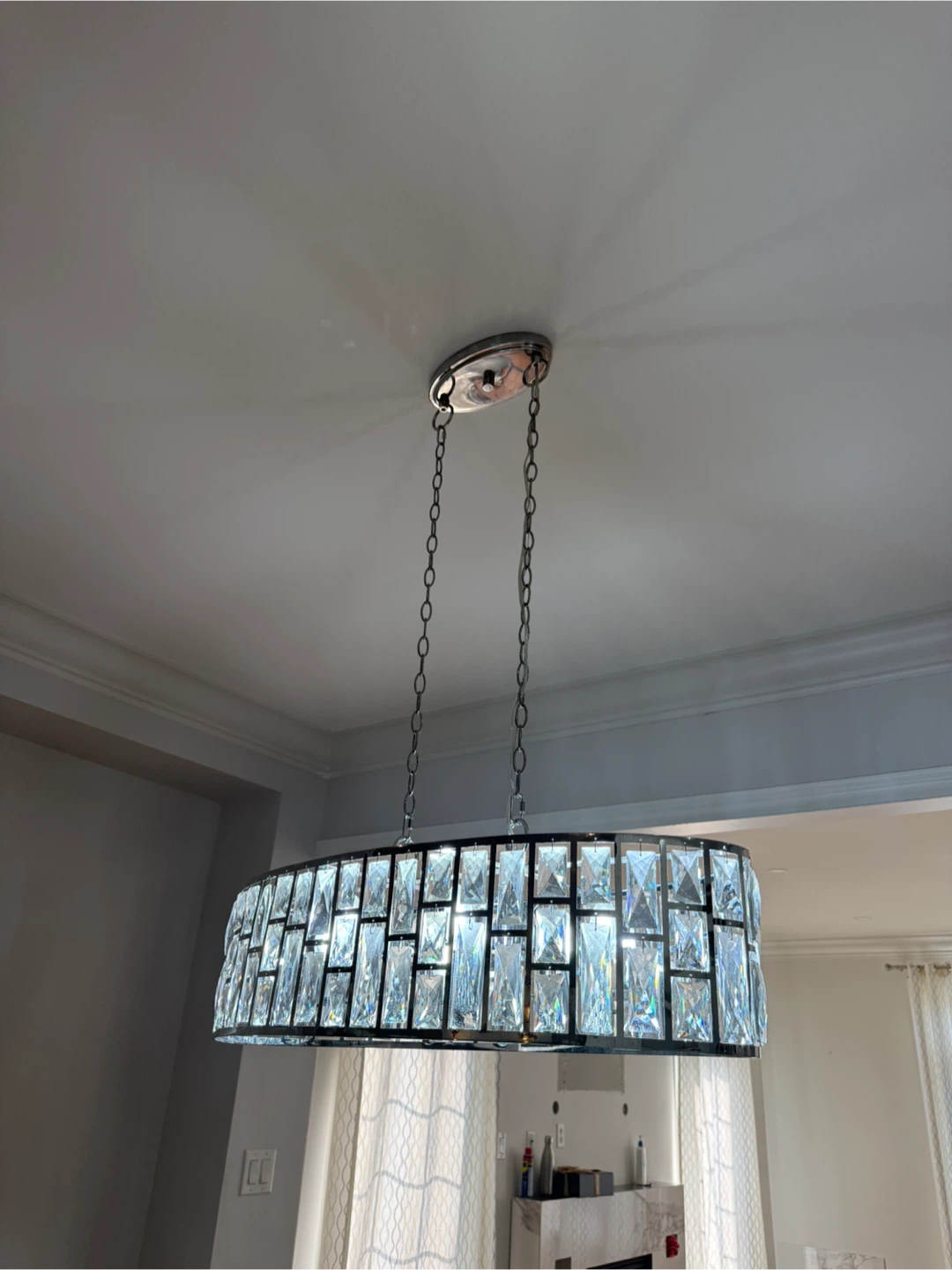 Oval Crystal Chandelier - photo 3