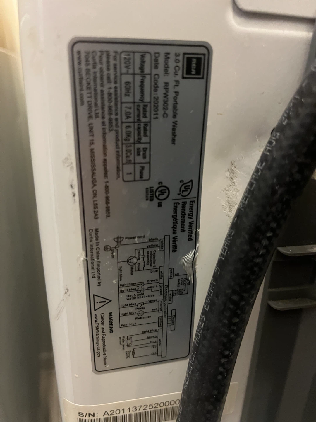 RCA 3.0 Cu. Ft. Portable Washer - photo 2