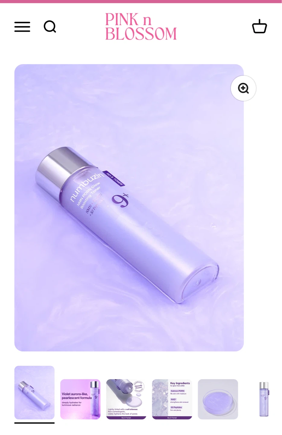 Numbuzin No.9 NAD+ PDRN Glow Boosting Toner